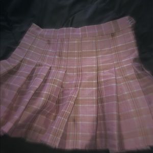 PINK PLEADED TENNIS  SKIRT